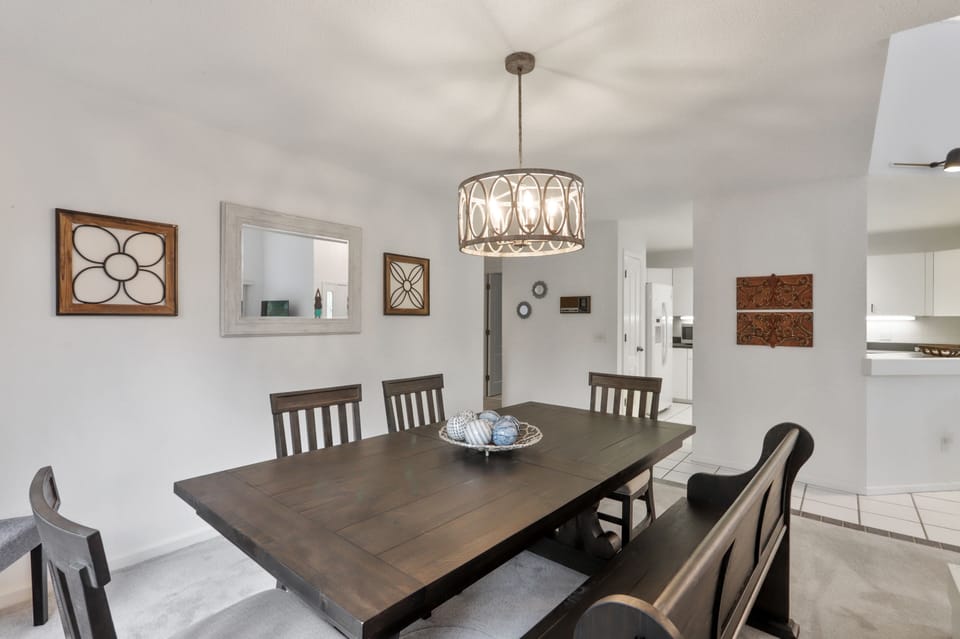 Dining room is easily accessed from the kitchen!