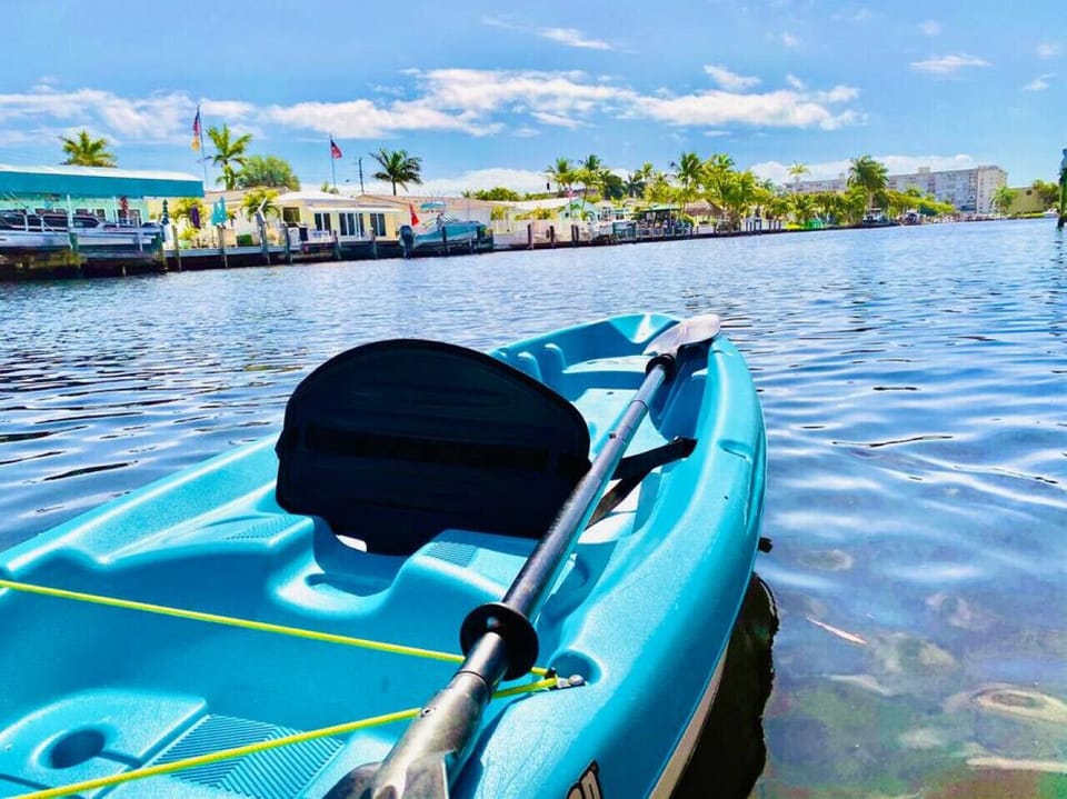 We have 2 single kayaks, 1 double kayak, 1 paddle board