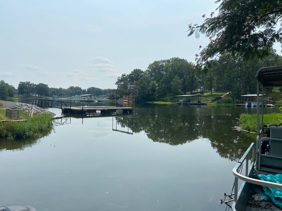 View of the lake off the dock