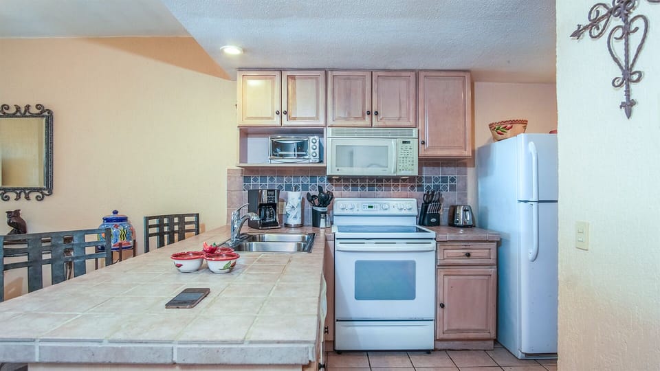 The kitchen.