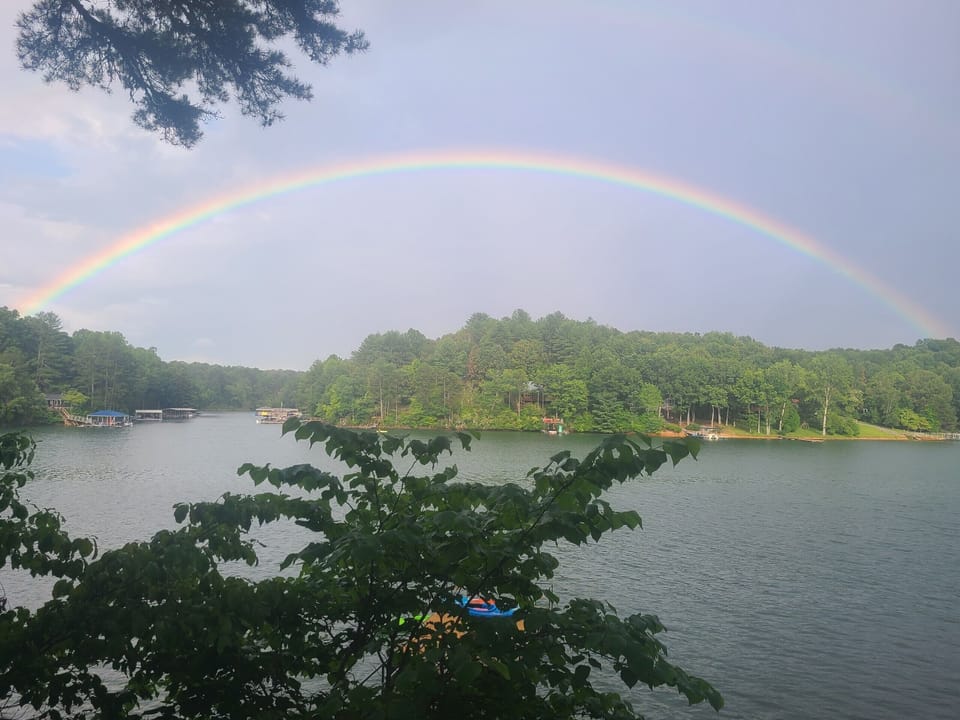 View from deck