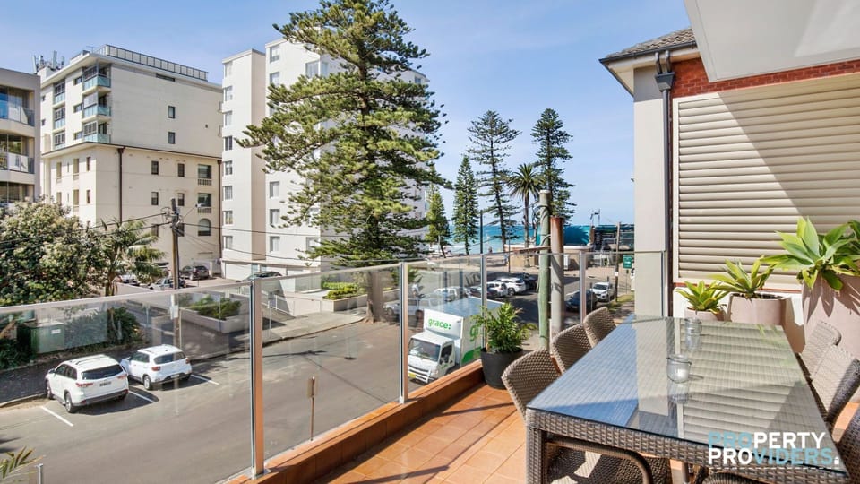 Balcony views to Manly Beach