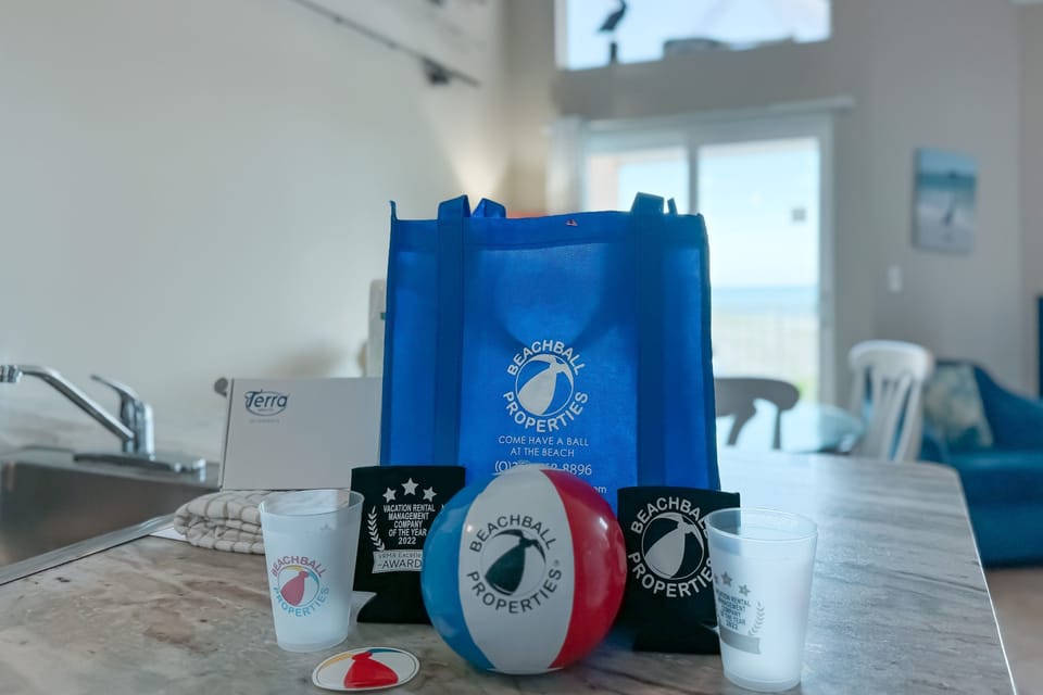 Beachball swag bag!