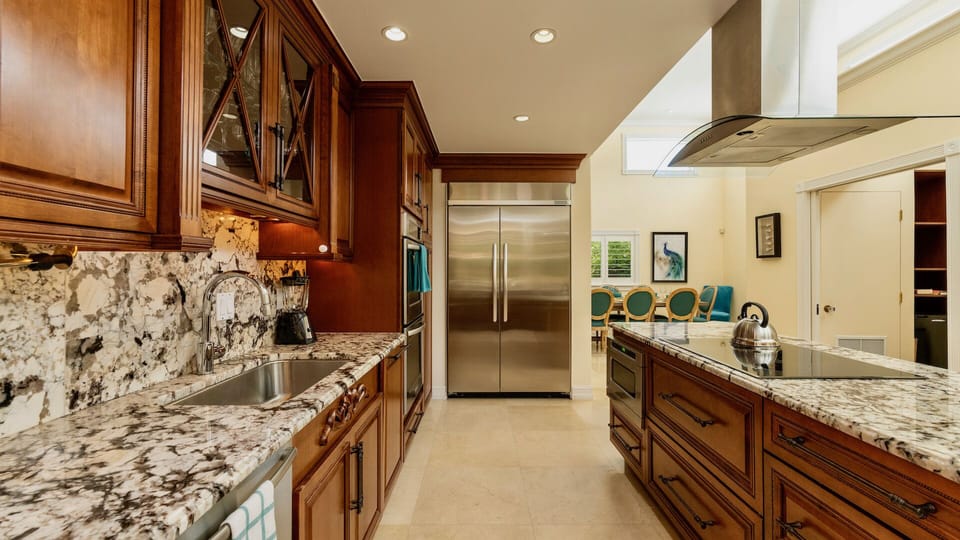 Plenty of storage & counter space...