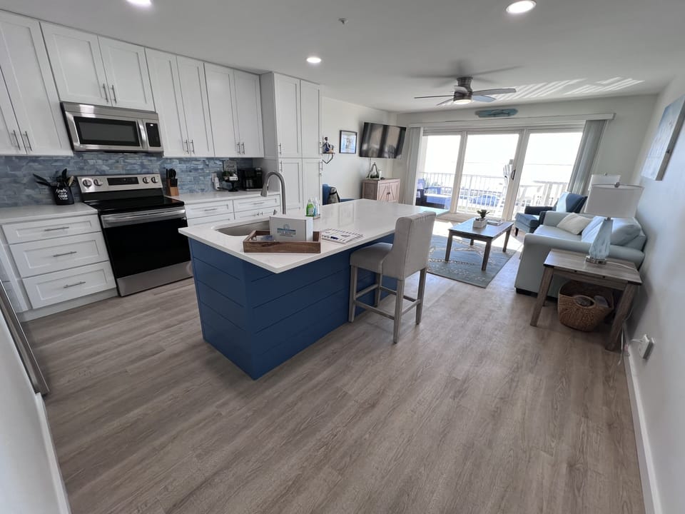 Kitchen and main living area