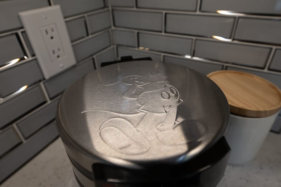 Mickey waffle maker!