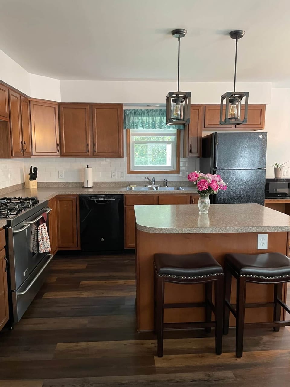 large stocked kitchen 