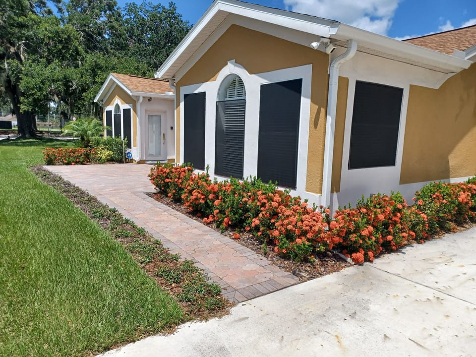 Walkway to your residence. 