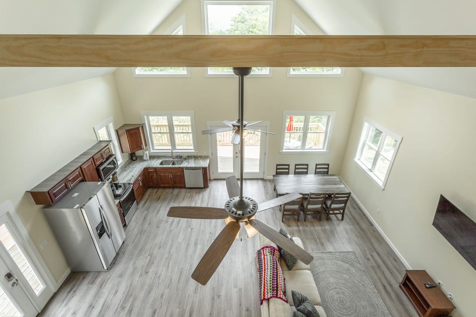 View from upstairs loft