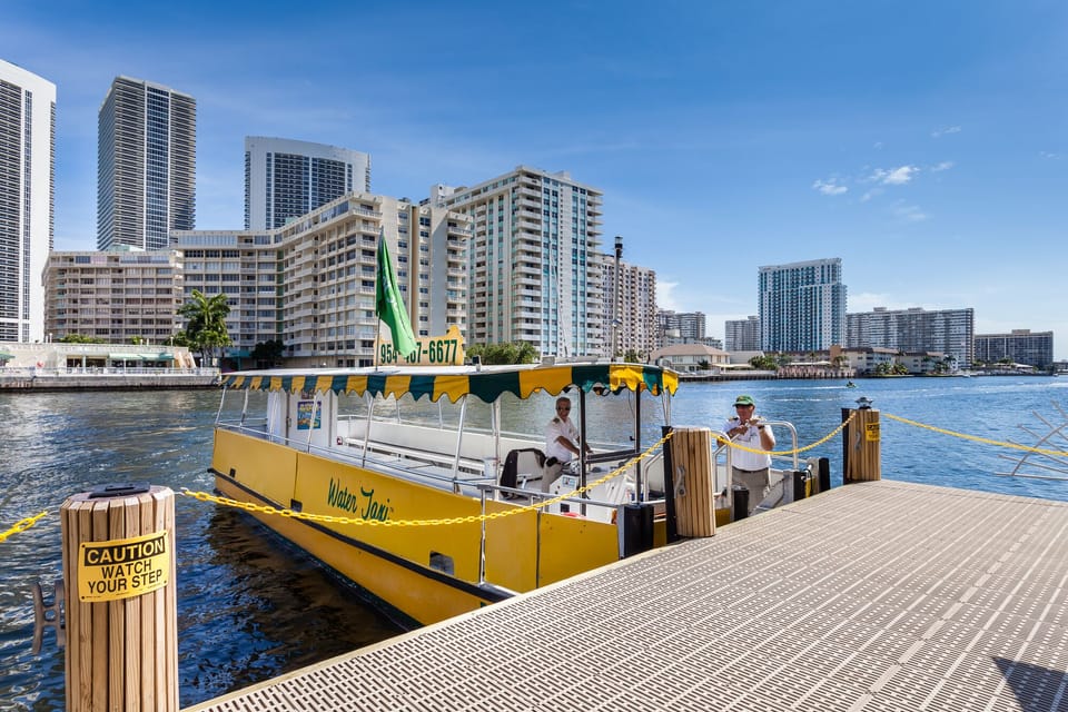 Right from our dock, you can take the seasonal water taxi to over 20 different stops from Ft. Lauderdale to Hollywood.