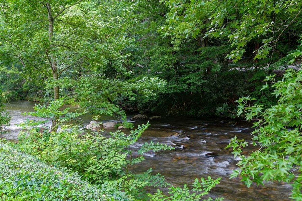 The Chattahoochee River is right across the street