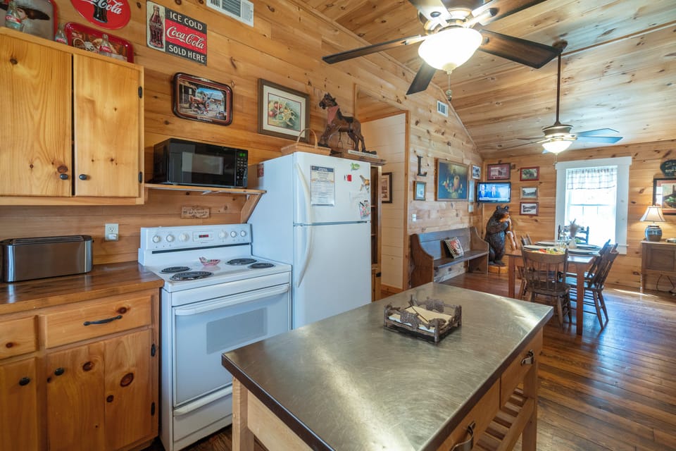 Kitchen and dining area