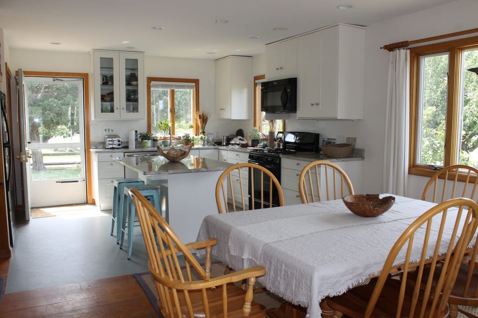 Dining and kitchen