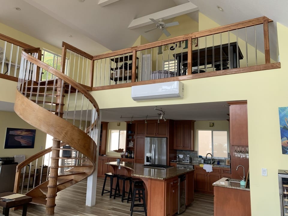 spiral staircase to loft