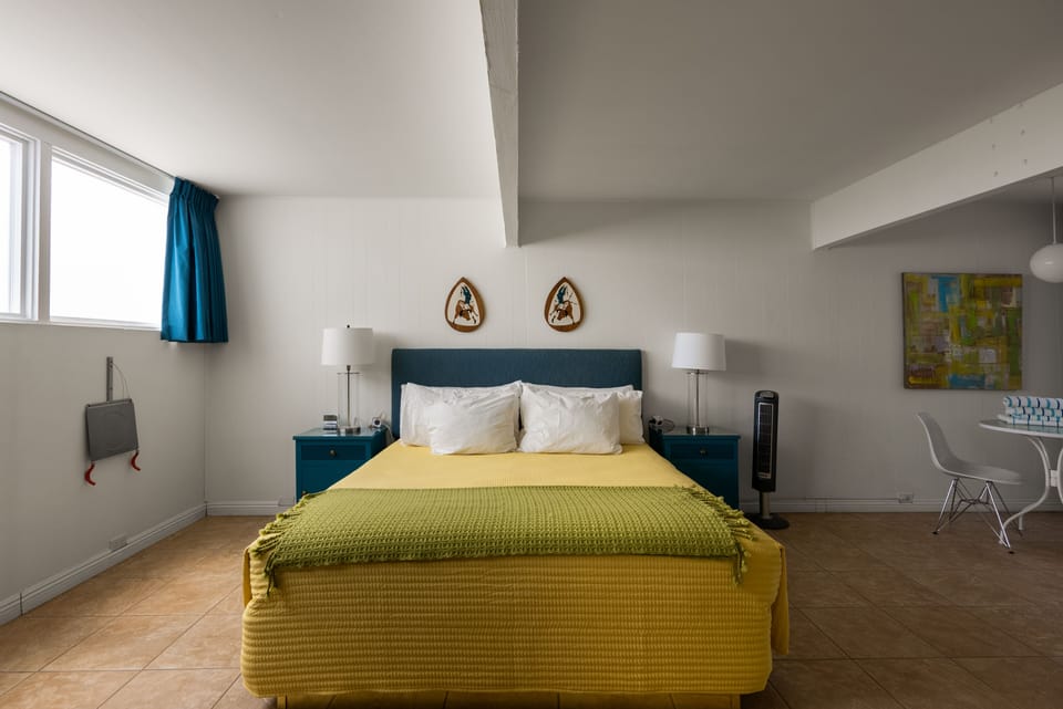 Your suite features a king bed.