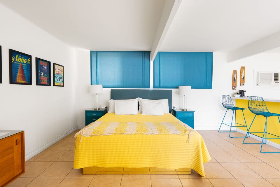 Your suite features a king bed.