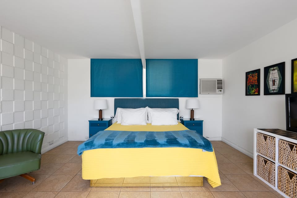 Your suite features a king bed.