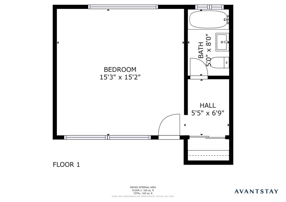 Suite 7 floor plan.
