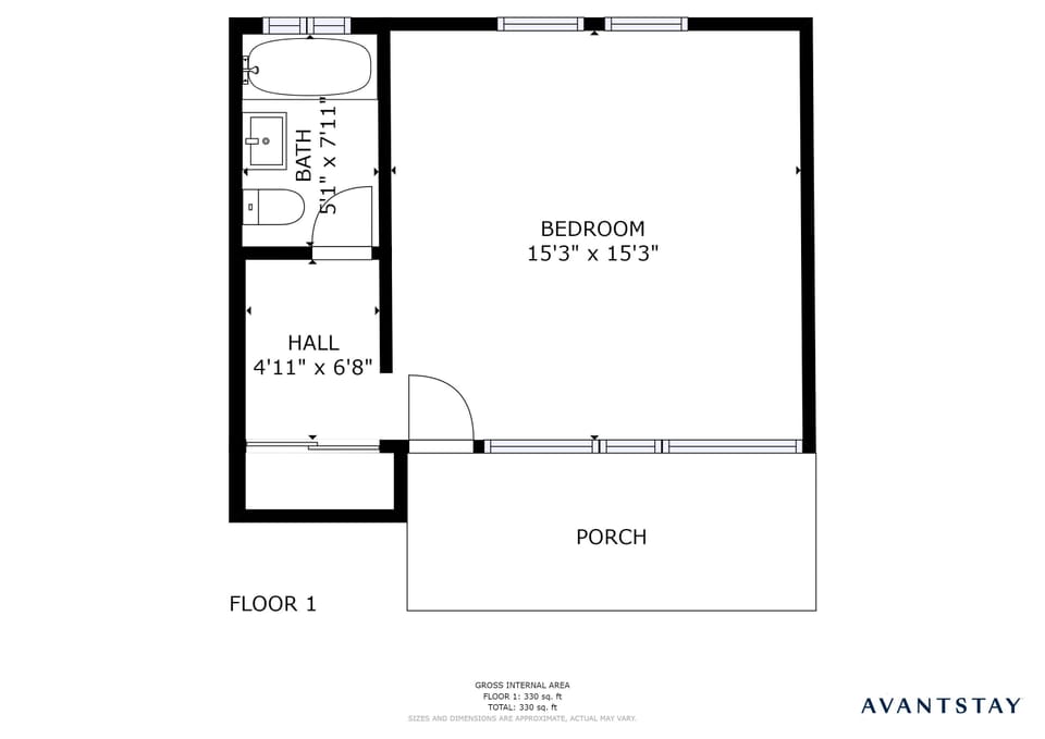 Suite 14 floor plan.