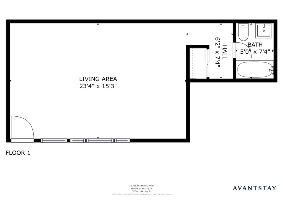 Suite 16 floor plan.