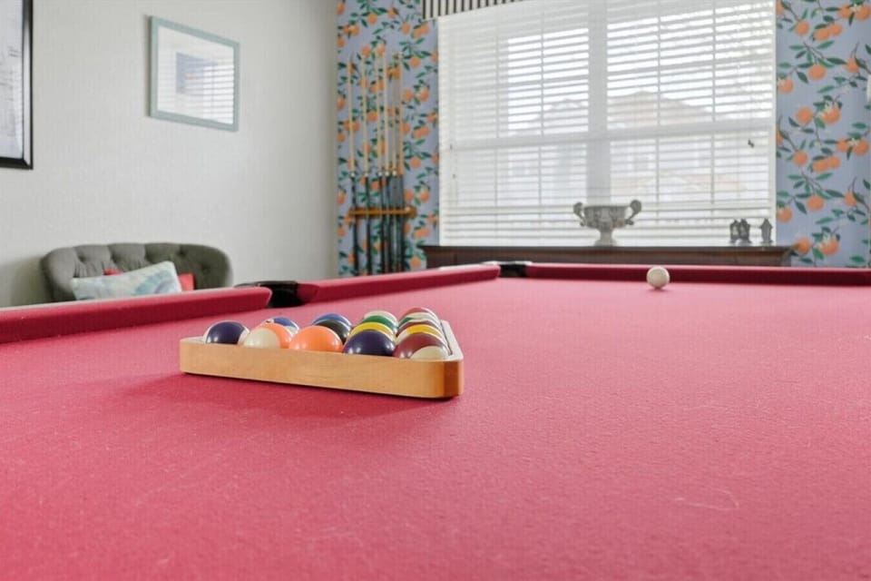 8ft slate pool table