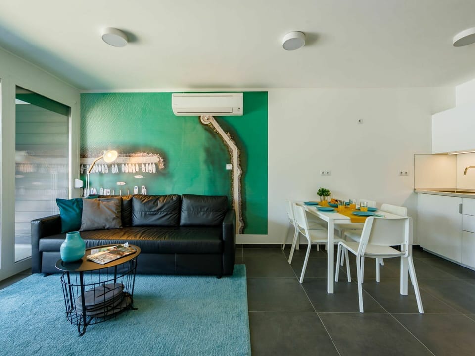 Furniture, Table, Green, Blue, Houseplant, Interior Design, Lighting, Wood, Flooring, Floor