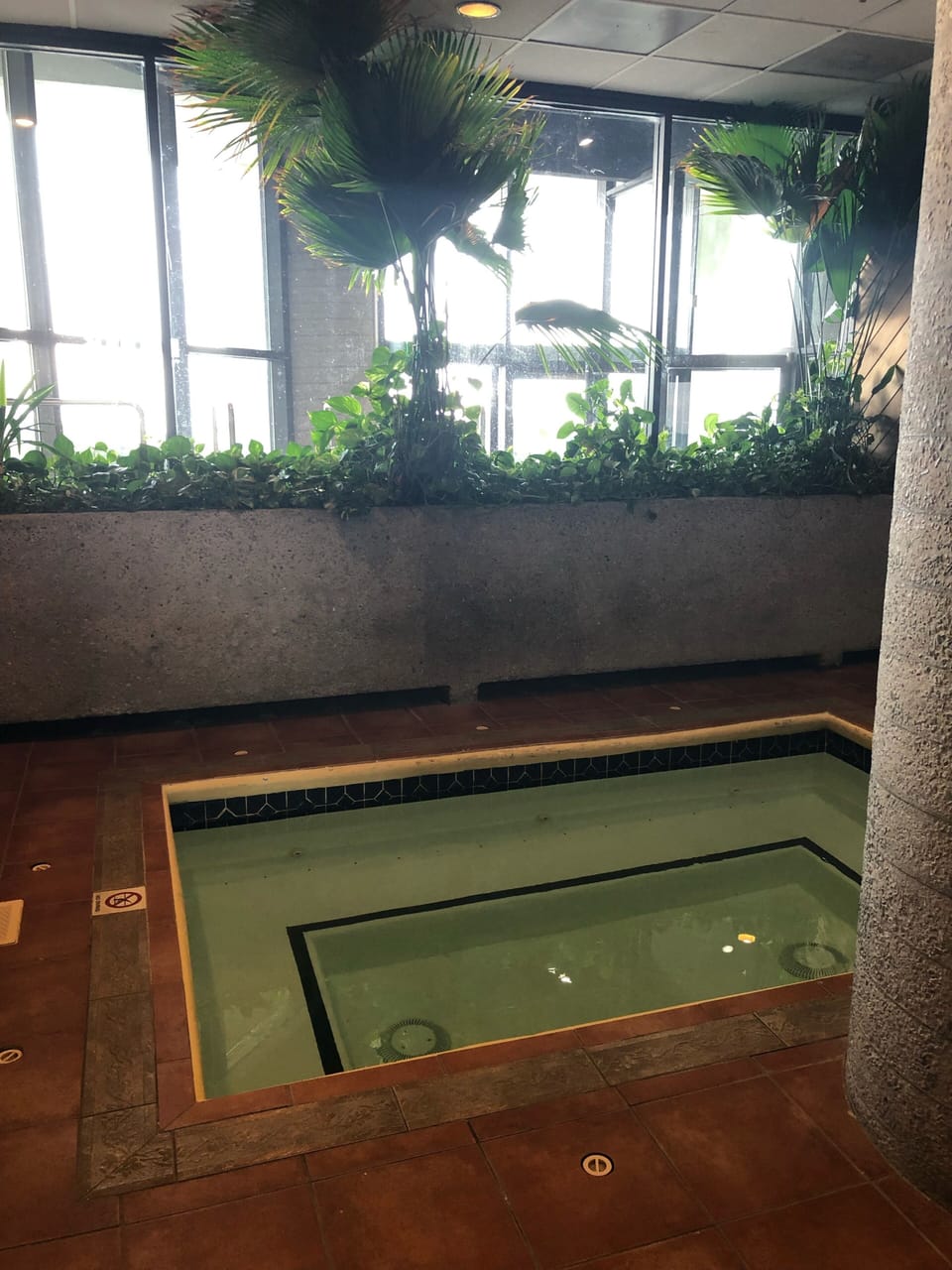 One of Two Jacuzzis 