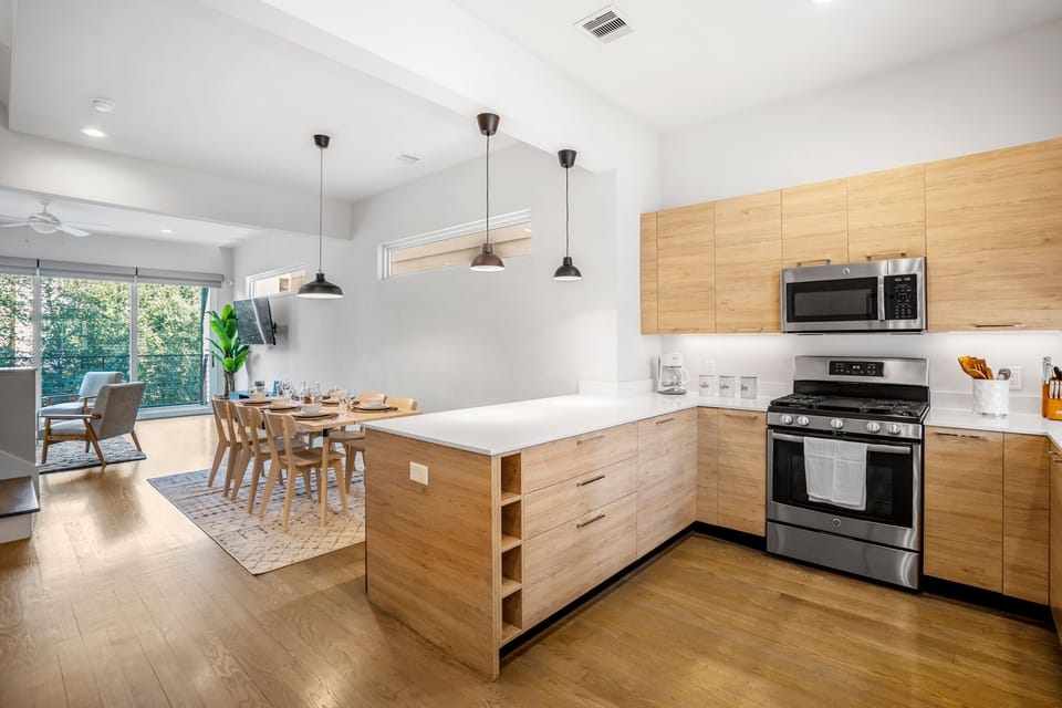 This smart home will have you feeling awakened, energized and lit. 