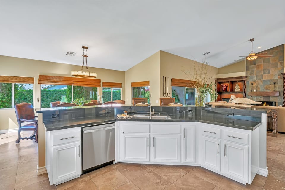 VIEW FROM KITCHEN