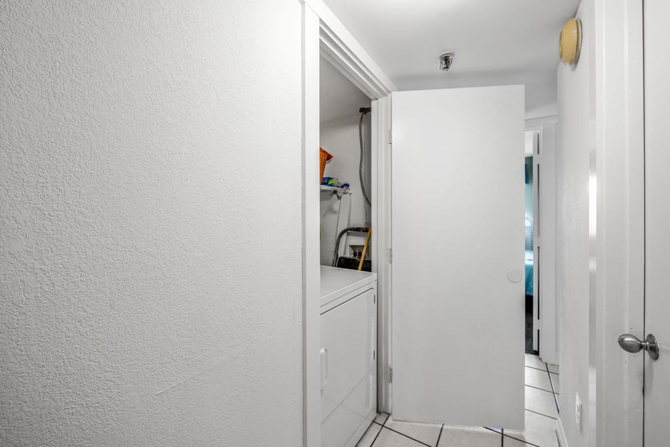 Never underestimate the convenience of a washer & dryer in your unit.