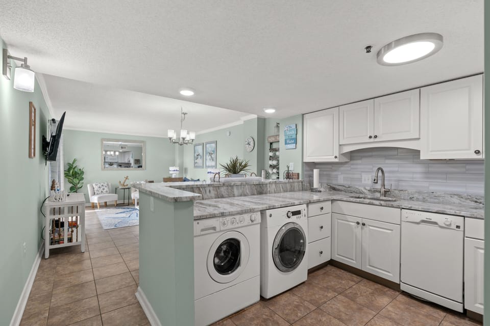 Never underestimate the convenience of a washer & dryer in your unit.
