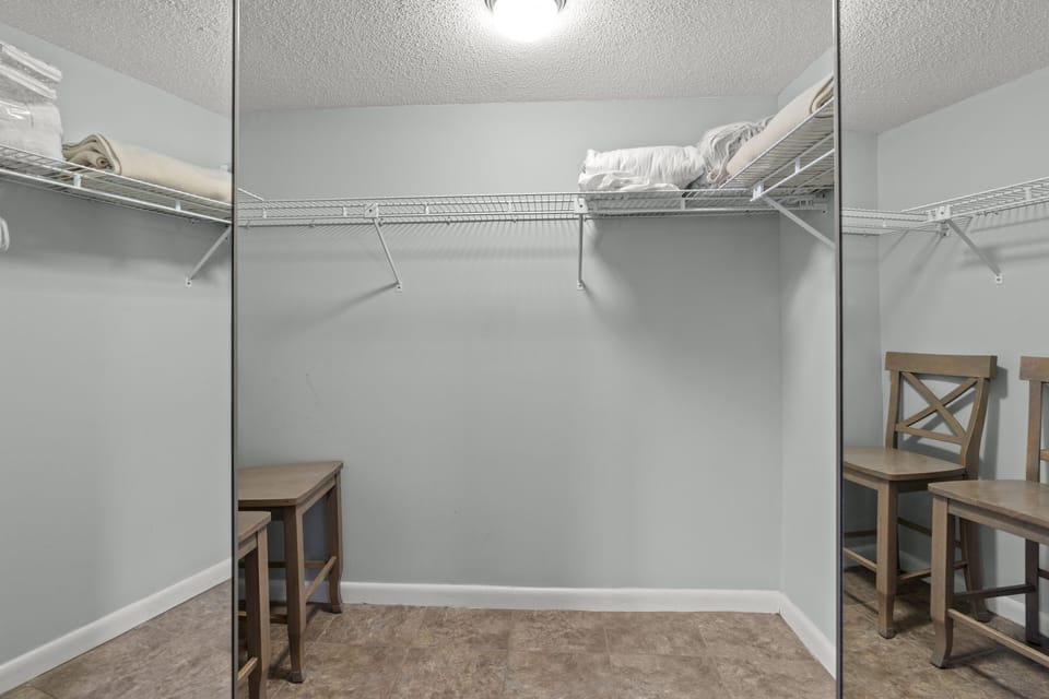 Plenty of closet space!