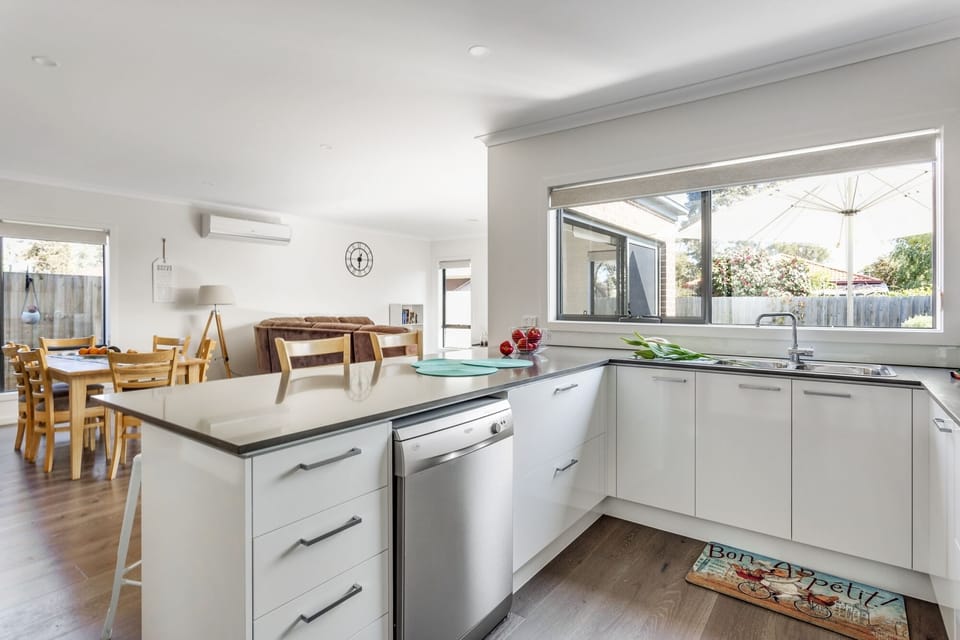 Plenty of kitchen bench space