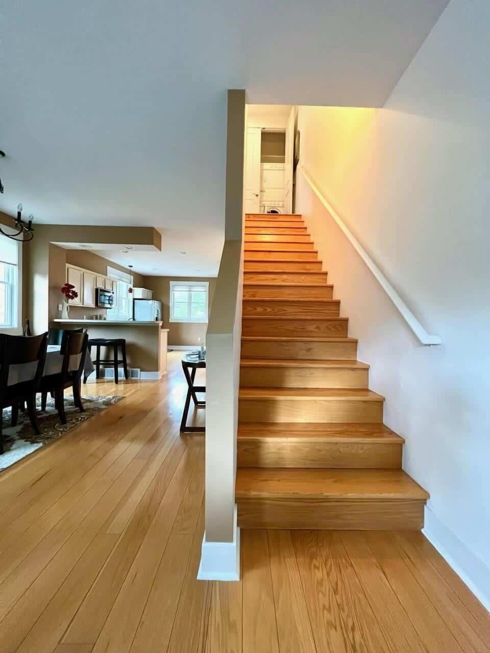 Stairs to upstairs level