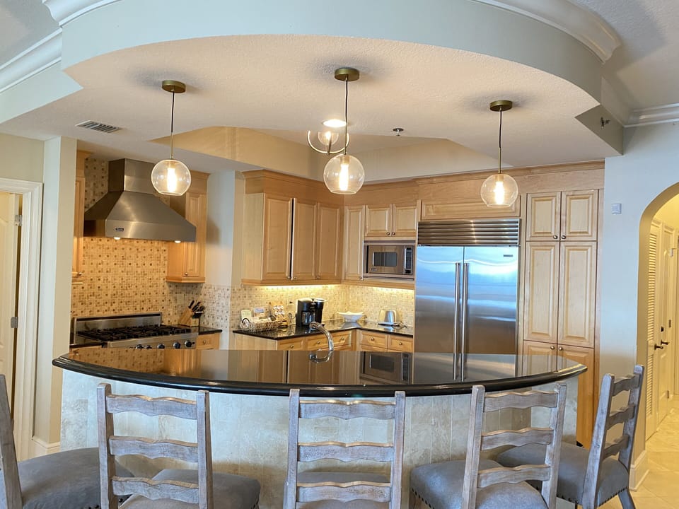 Chef inspired kitchen with Viking appliances and an ice maker