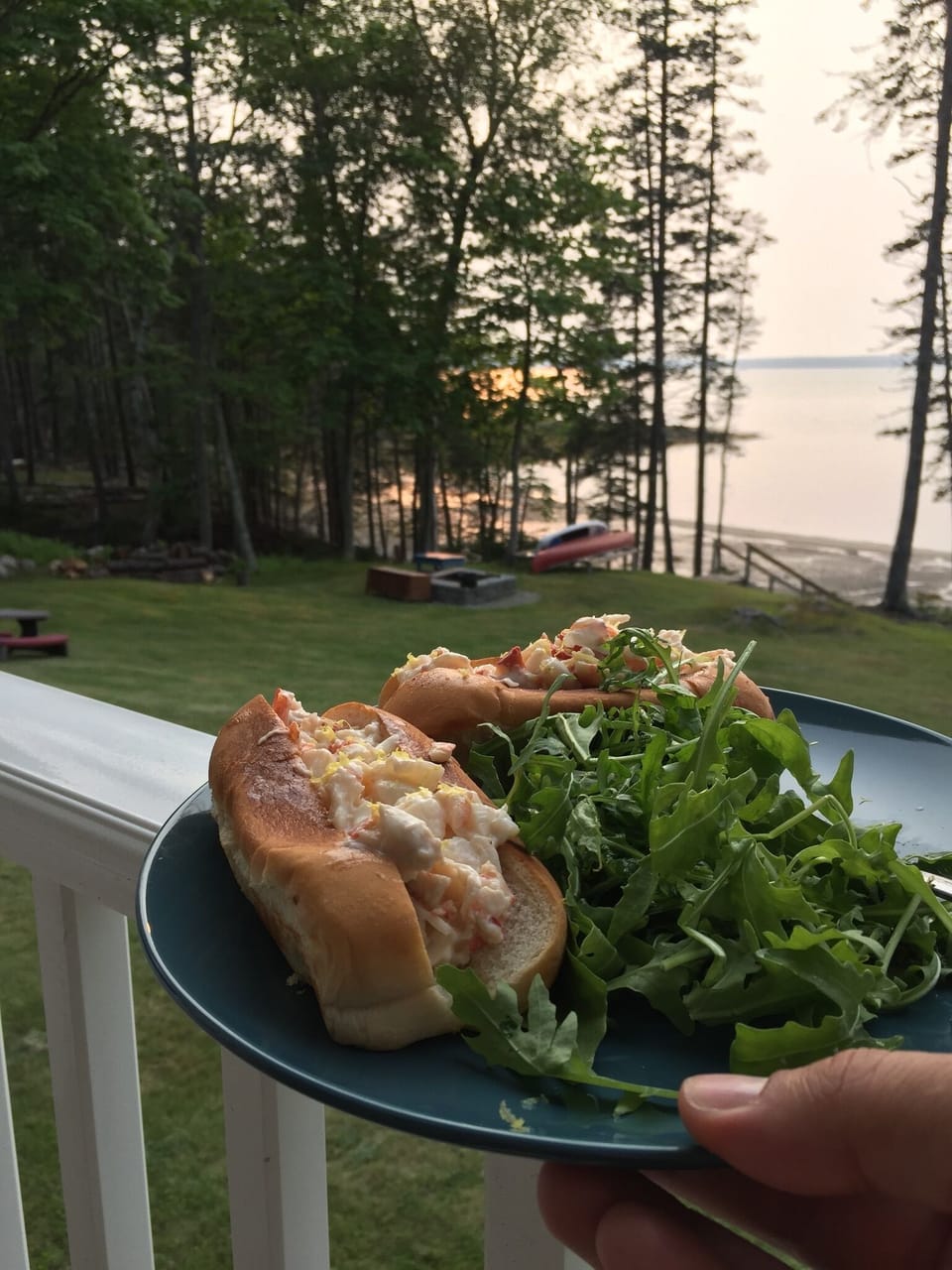 Sunset Dinner on the Porch