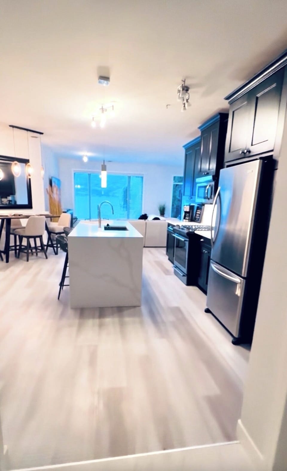 Kitchen view from entry view