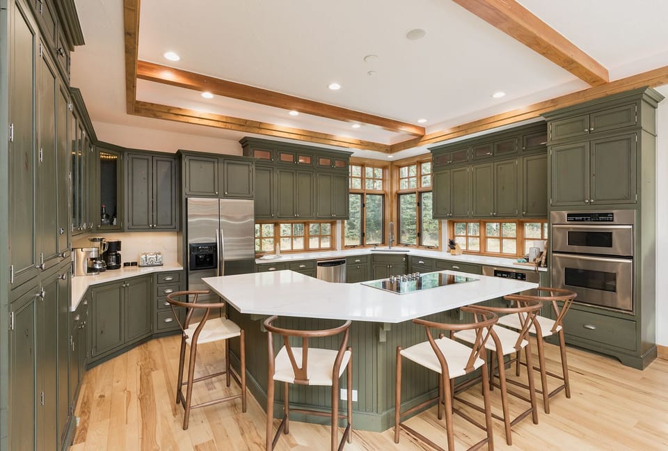 Fully stocked kitchen
