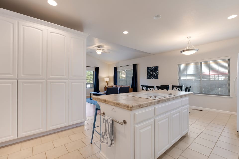 Lots of storage for groceries and supplies.