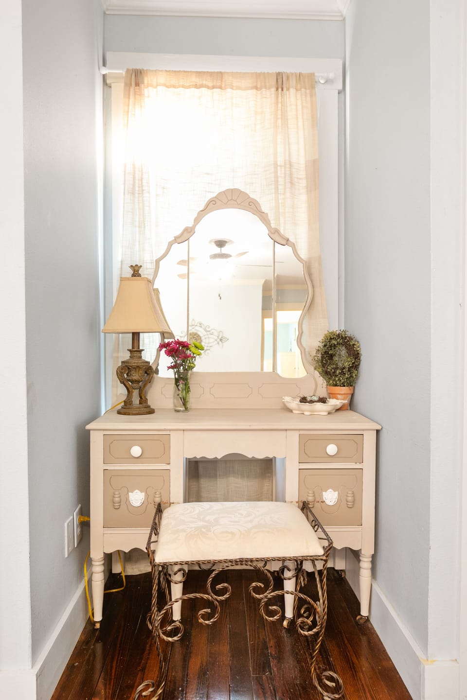 Furniture in bedroom