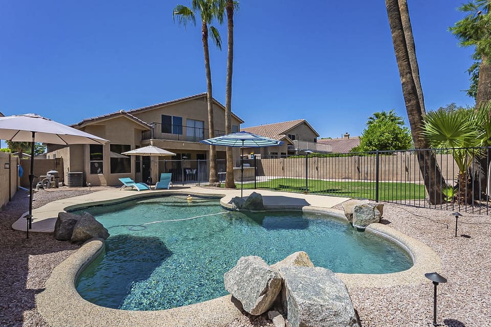 Enjoy this outdoor oasis with gated pool (not heated)