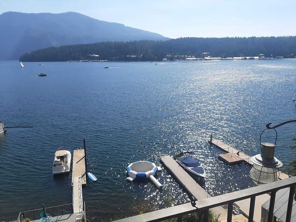 View of the Dock from the main floor deck