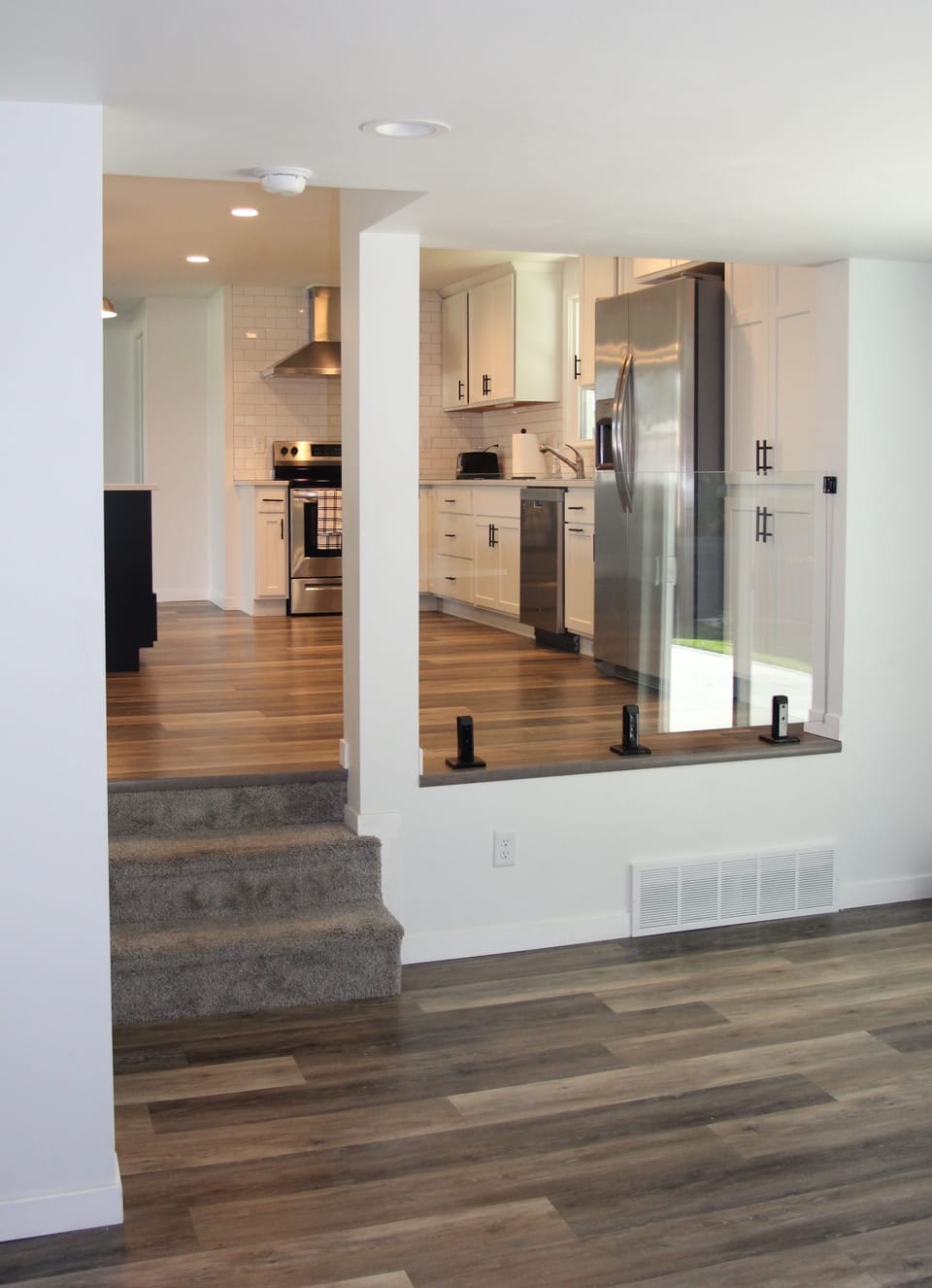 Kitchen from bar area