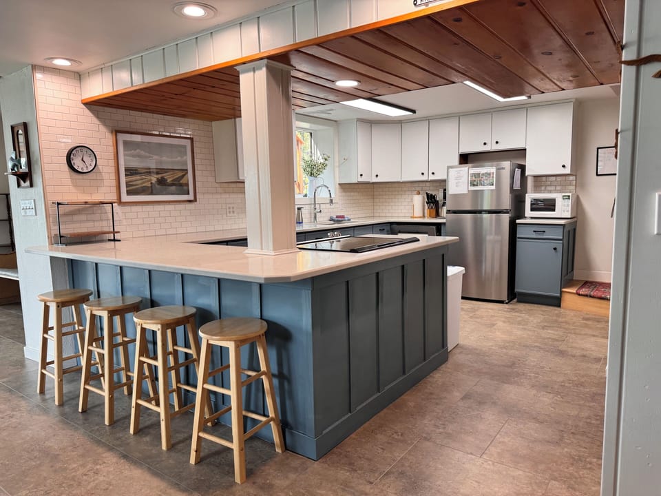 Well-stocked kitchen