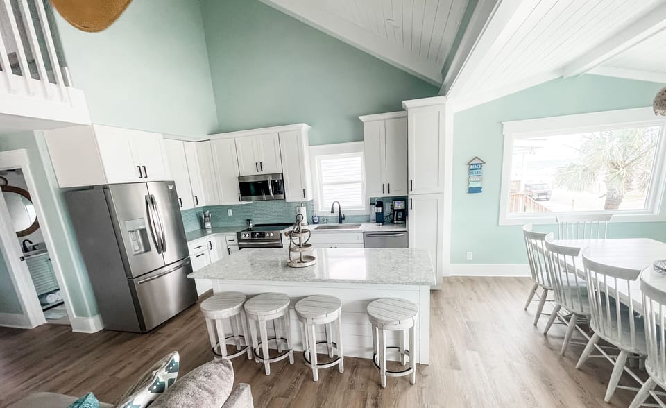 Full kitchen with everything you need to cook a gourmet meal.