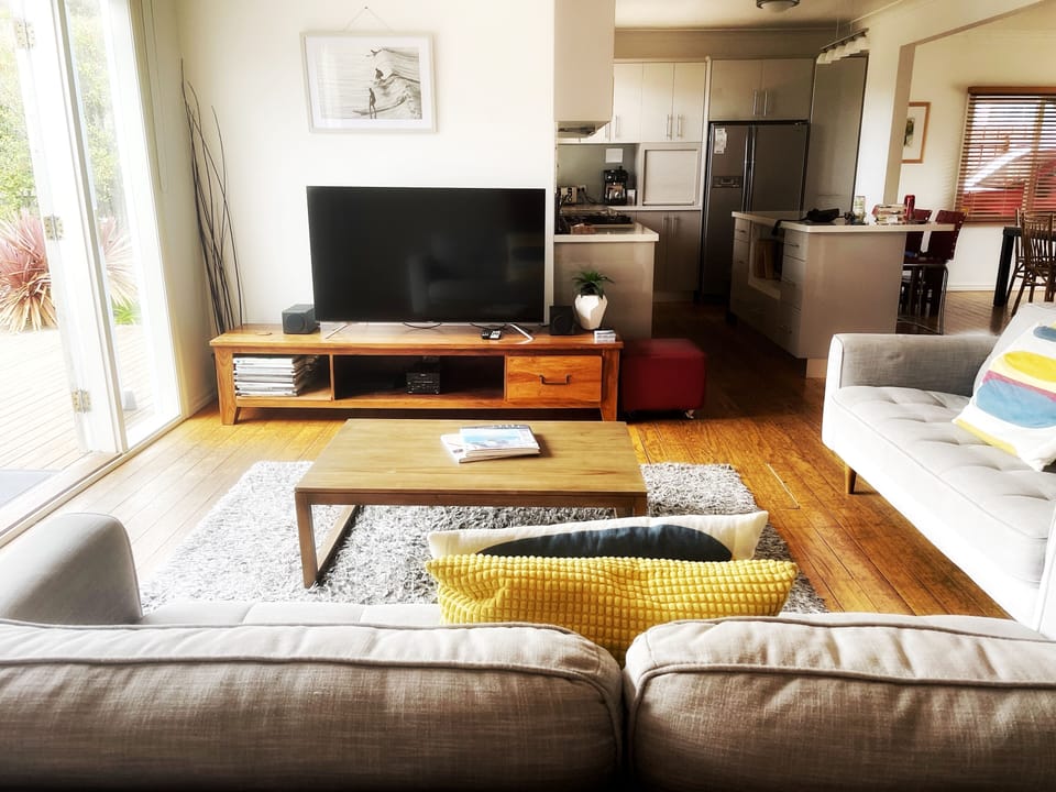 View into the kitchen area from loungeroom 1 