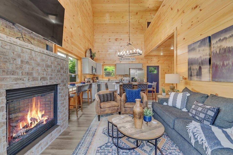 High Ceiling Living Area