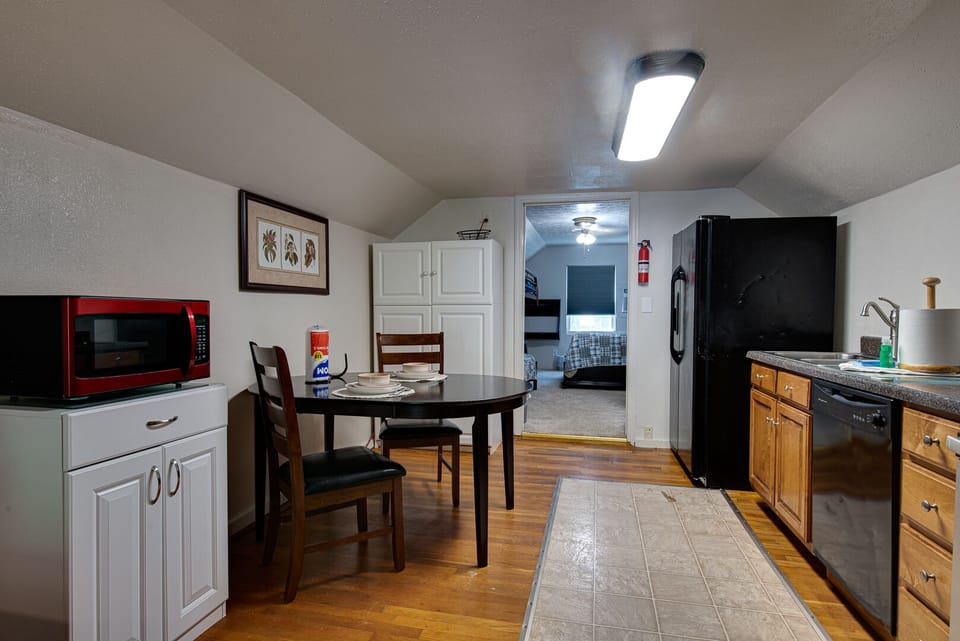 Dining Table & Microwave