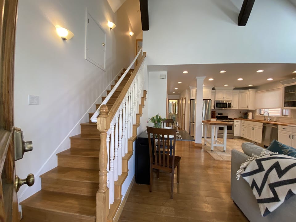 Entryway and staircase.