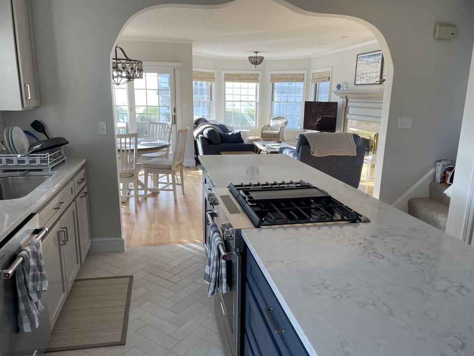 View from kitchen looking into main floor